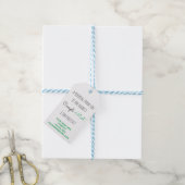 Zakelijke doorverwijzing Mint Compliment Cadeaulabel (Met Touw)