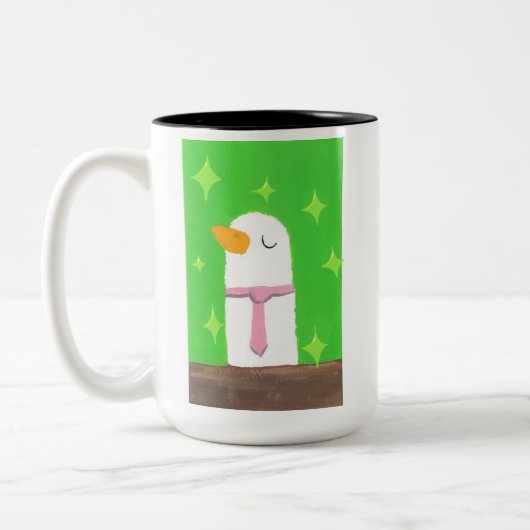 Zakelijke Eend Grappige Mok voor Grappig Cadeau (Links)