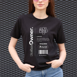 Zakelijke eigenaar – Grappige werkhumor, kantoorca T-shirt