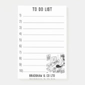 Zakelijke en Kantoor services om uw persoonlijke w Post-it® Notes (Voorkant)