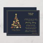 Zakelijke en zakelijke feestelijke uitnodiging informatiekaartje (Voorkant / Achterkant)