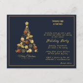 Zakelijke en zakelijke feestelijke uitnodiging informatiekaartje (Voorkant)