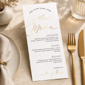 Zakelijke Evenementen Gouden Effect Script Bedrijf Menu