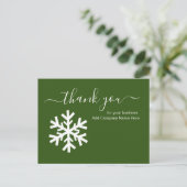 Zakelijke Feestdag Bedankt Briefkaart (Staand voorkant)