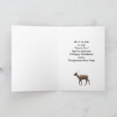 Zakelijke feestdagen, kerstvakantie feestdagen kaart (Binnen)