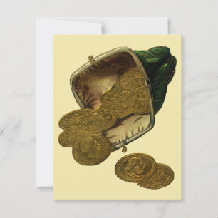 Zakelijke financiering van vintage, gouden munten 