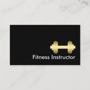 Zakelijke fitness personal trainer visitekaartjes
