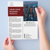 Zakelijke Flyer (Hand)