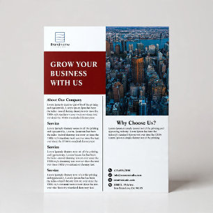 Zakelijke Flyer