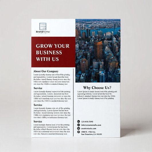 Zakelijke Flyer