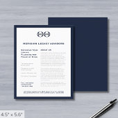 Zakelijke flyer met Logo