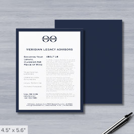 Zakelijke flyer met Logo