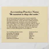 Zakelijke Flyer Voor Accountantskantoor (Achterkant)