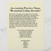 Zakelijke Flyer Voor Accountantskantoor (Achterkant)