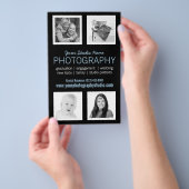 Zakelijke folder voor professionele fotografen (Hand)