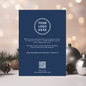 Zakelijke foto Logo QR Code Corporate Christmas Feestdagenkaart