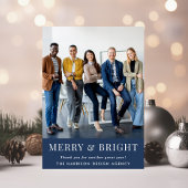 Zakelijke foto Logo QR Code Corporate Christmas Feestdagenkaart