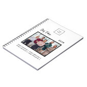 Zakelijke foto teamleden naam wit notitieboek (Linkerzijde)