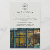 Zakelijke fotofolder | Grijze marketingfolders Flyer (Voorkant)