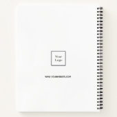 Zakelijke fototeam witte elegante  notitieboek (Achterkant)