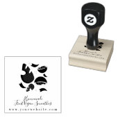 Zakelijke fruitsmoothie guave rubberstempel (Gestempeld)