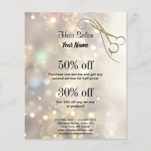 Zakelijke gepersonaliseerde flyer (Voorkant)