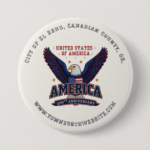 Zakelijke Giveaway Business Branding Ronde Button 7,6 Cm