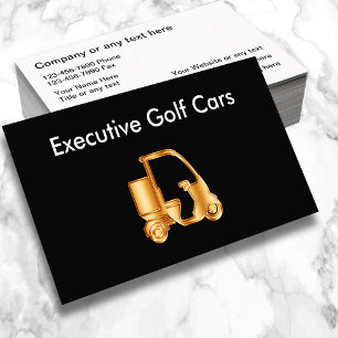 Zakelijke Golfkarren Verkoop- en Service Bedrijfsk Visitekaartje