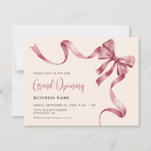 Zakelijke Grand Opening Moderne Lintdoorsnijding Kaart
