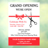 Zakelijke Grand Opening Raamsticker (Vel 3)