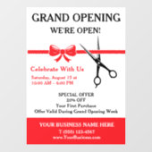Zakelijke Grand Opening Raamsticker (Vel)