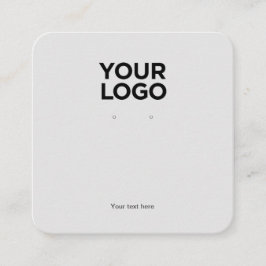 Zakelijke, grijze, kwadraat-kaart vierkante visitekaartje