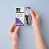 Zakelijke Groei Marketing Flyer Aangepaste Poster (Hand)