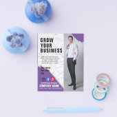 Zakelijke Groei Marketing Flyer Aangepaste Poster (Enkel)