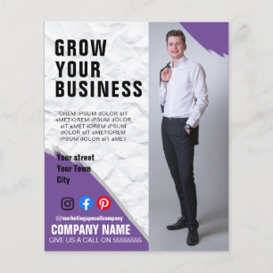 Zakelijke Groei Marketing Flyer Aangepaste Poster