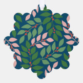 Zakelijke groet met Logo - Cheers Holiday Ornament Kaart (Achterkant)