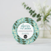 Zakelijke groet met Logo Proost op het nieuwe jaar Feestdagenkaart (Staand voorkant)