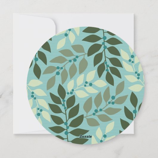 Zakelijke groet met Logo Proost op het nieuwe jaar Feestdagenkaart (Achterkant)