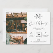 Zakelijke Grote Opening Minimalistische Moderne Fo Kaart (Voorkant)