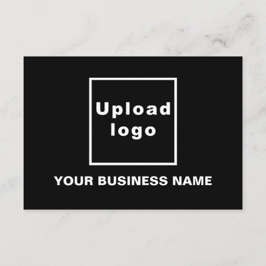 Zakelijke Halloween Kleine Zwarte Platte Kaart (Achterkant)