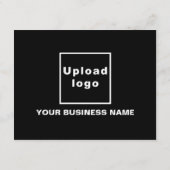 Zakelijke Halloween Kleine Zwarte Platte Vakantie  Feestdagenkaart (Achterkant)