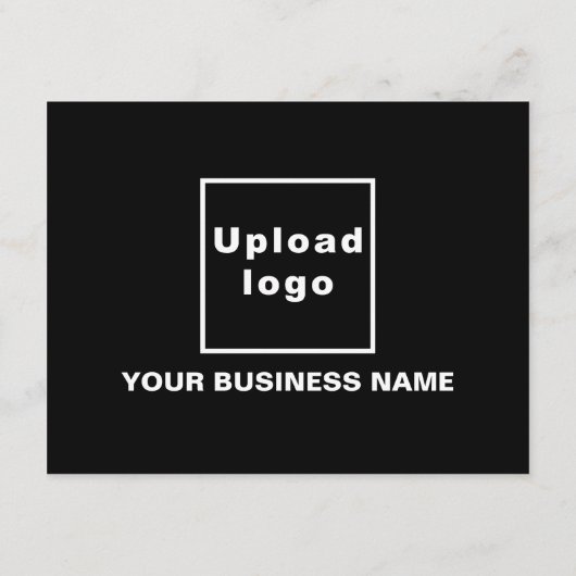 Zakelijke Halloween Kleine Zwarte Platte Vakantie  Feestdagenkaart (Achterkant)