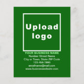 Zakelijke Halloween Sale op Green Flyer (Achterkant)