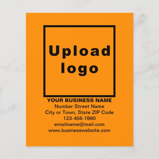 Zakelijke Halloween Verkoop op Oranje Kleur Flyer (Achterkant)