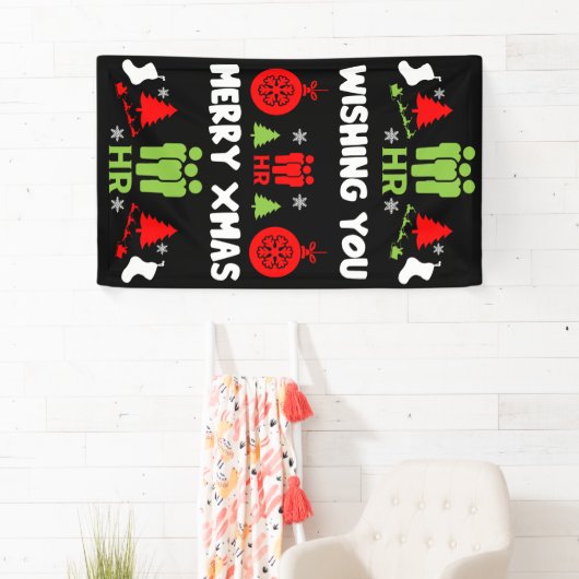 Zakelijke HR Xmas Cadeaus Spandoek (Insitu)