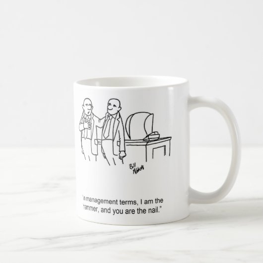 Zakelijke Humor Koffie Mok Gift (Rechts)