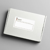 Zakelijke Ice Cream Shop Aangepast Etiket