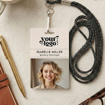 Zakelijke identiteitskaart QR Modern Grote Foto We