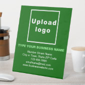 Zakelijke informatie Groene voetafdruk Reclamebord Met Voetstuk (Insitu)