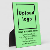 Zakelijke informatie over lichtgroene vlakken fotoplaat (Zijkant)